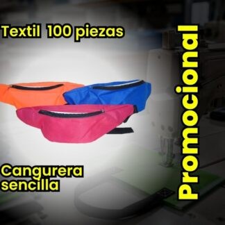 Cangurera poliester sencilla 100 pzs.