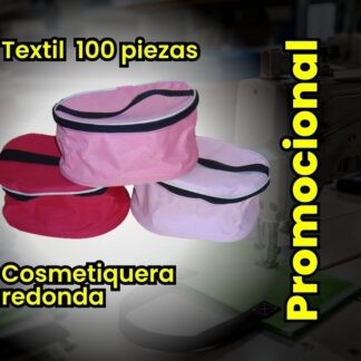 Cosmetiquera redonda 100 pzs.